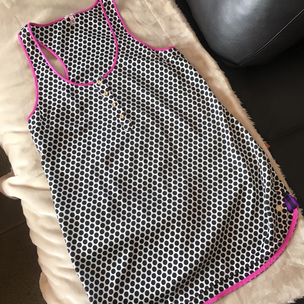Juicy Couture Polka Dot Tank Top